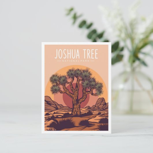 Joshua Tree National Park California USA Travel Postkarte (Stehend Vorderseite)