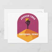 Joshua Tree National Park Camping California Postkarte (Vorne/Hinten)