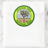 Joshua Tree National Park, Kalifornien Runder Aufkleber (Tasche)