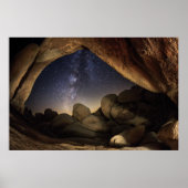 Joshua Tree National Park Night Sky Poster (Vorne)