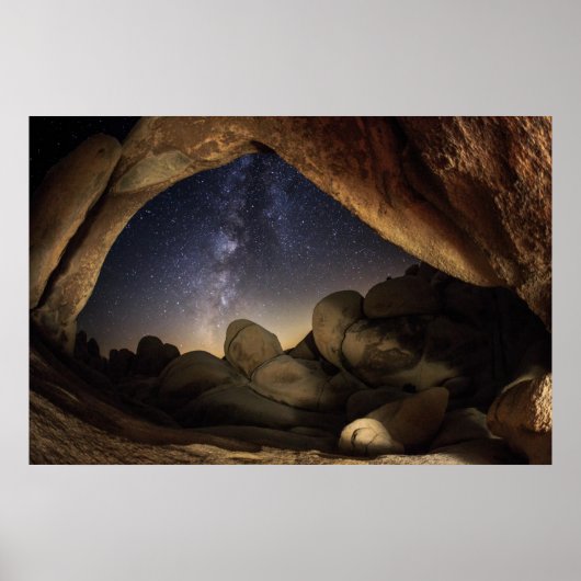 Joshua Tree National Park Night Sky Poster (Vorne)