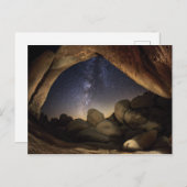 Joshua Tree National Park Night Sky Postkarte (Vorne/Hinten)