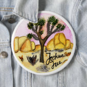 Joshua Tree National Park Watercolor Button (Beispiel)