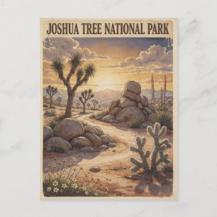 Joshua Tree National Park Wüstenlandschaft Postkarte