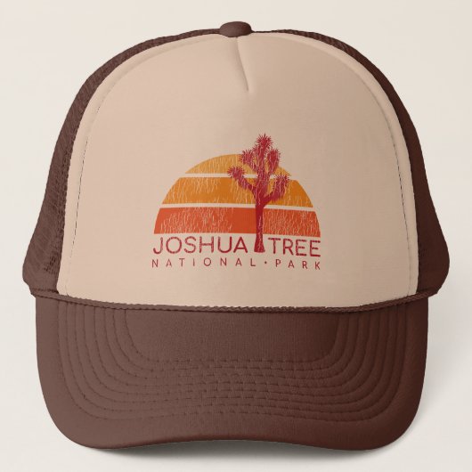 Joshua Tree National Parks Trucker hat Truckerkappe (Vorderseite)