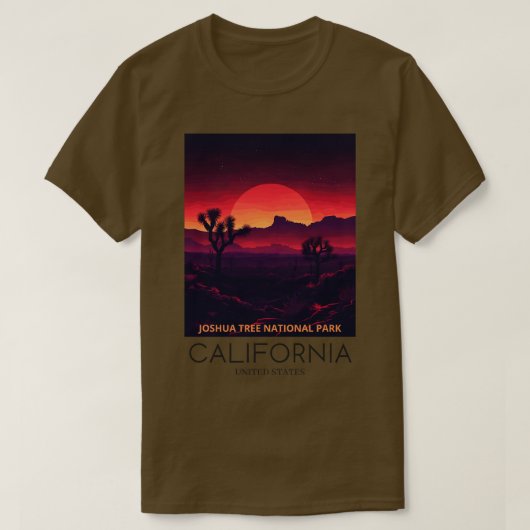 Joshua Tree Nationalpark 1 T-Shirt (Design vorne)