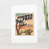 Joshua Tree Nationalpark Außenbereich Vintag Karte (Vorderseite)