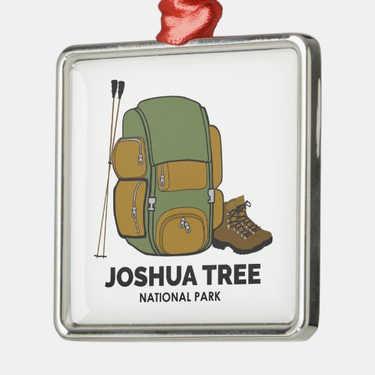 Joshua Tree Nationalpark Backpack Ornament Aus Metall (Links)