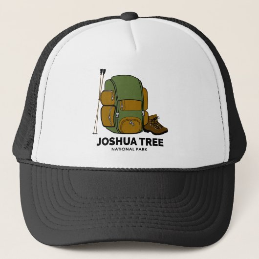 Joshua Tree Nationalpark Backpack Truckerkappe (Vorderseite)