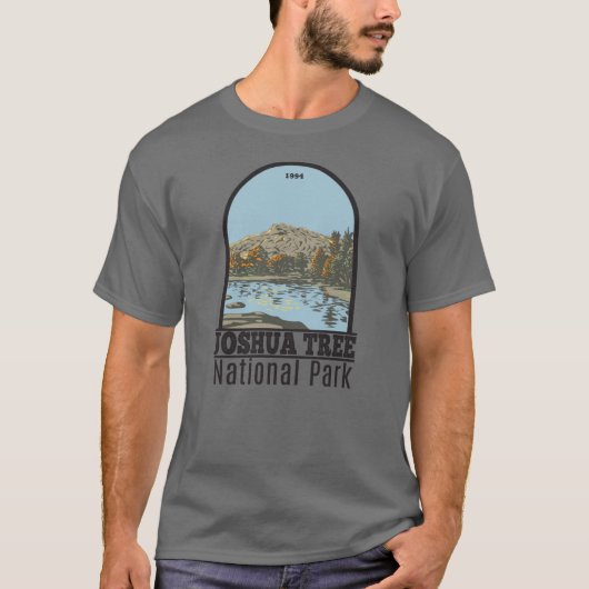 Joshua Tree Nationalpark Barker Dam California T-Shirt (Vorderseite)