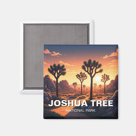 Joshua Tree Nationalpark California Magnet (Vorderseite/Rückseite)