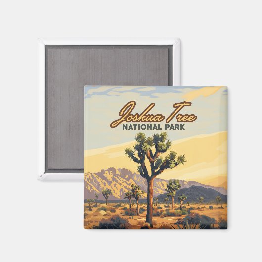 Joshua Tree Nationalpark California Magnet (Vorderseite/Rückseite)