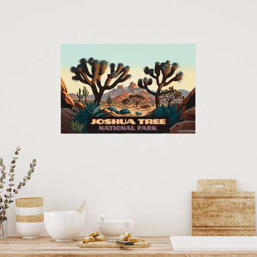 Joshua Tree Nationalpark California Poster (Küche)