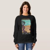 Joshua Tree Nationalpark California Tule Springs Sweatshirt (Vorne ganz)
