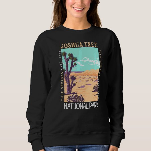 Joshua Tree Nationalpark California Tule Springs Sweatshirt (Vorderseite)