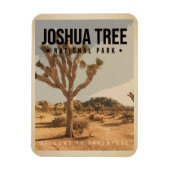 Joshua Tree Nationalpark California Vintag Magnet (Vertikal)
