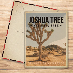 Joshua Tree Nationalpark California Vintag Postkarte