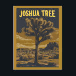 Joshua Tree Nationalpark California Vintag Postkarte<br><div class="desc">Jeder würde Liebe,  diese Vintage Reise Postkarte mit einer Retro-Abbildung des Joshua Tree Nationalparks in Kalifornien zu erhalten!</div>