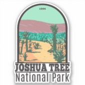 Joshua Tree Nationalpark Cholla Cactus Garden Aufkleber (Vorderseite)