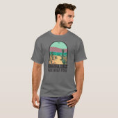 Joshua Tree Nationalpark Cholla Cactus Garden T-Shirt (Vorne ganz)