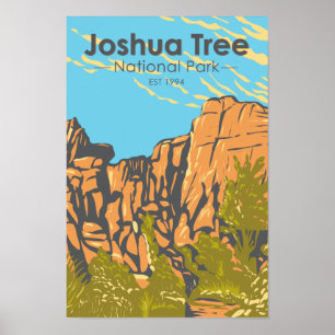 Joshua Tree Nationalpark Der große Burrito Poster