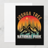 Joshua Tree Nationalpark Einladung (Vorne/Hinten)