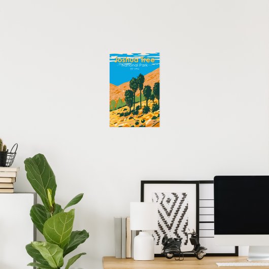 Joshua Tree Nationalpark Fortynine Palms Oasis Poster (Heimbüro)