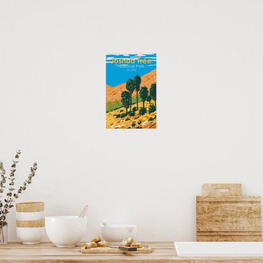 Joshua Tree Nationalpark Fortynine Palms Oasis Poster (Küche)