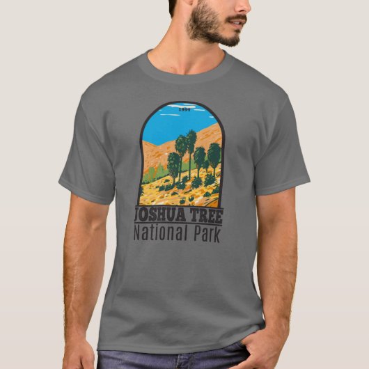 Joshua Tree Nationalpark Fortynine Palms Oasis T-Shirt (Vorderseite)