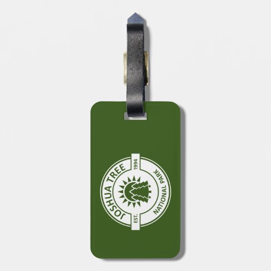 Joshua Tree Nationalpark Gepäckanhänger (Rückseite vertikal)