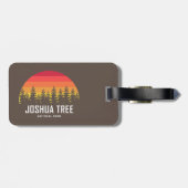 Joshua Tree Nationalpark Gepäckanhänger (Rückseite horizontal)