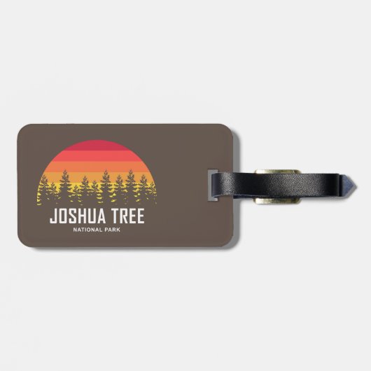 Joshua Tree Nationalpark Gepäckanhänger (Rückseite horizontal)