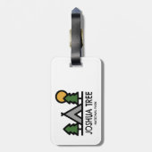 Joshua Tree Nationalpark Gepäckanhänger (Rückseite vertikal)