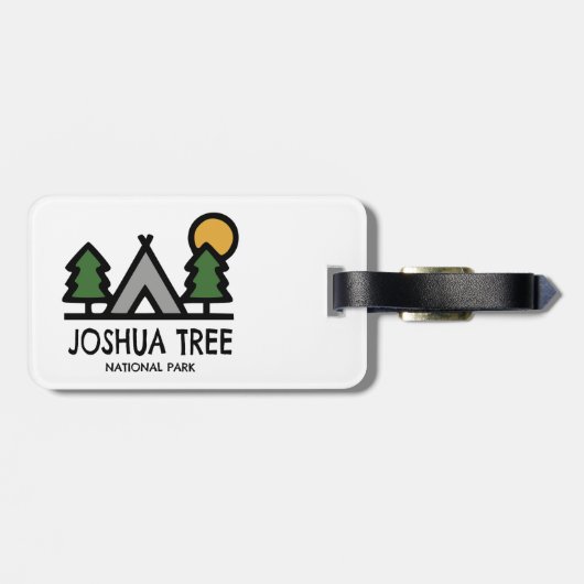 Joshua Tree Nationalpark Gepäckanhänger (Rückseite horizontal)
