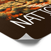 Joshua Tree Nationalpark Illustration erschüttert Poster (Ecke)