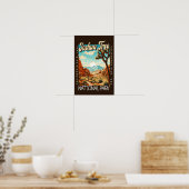 Joshua Tree Nationalpark Illustration erschüttert Poster (Küche)
