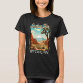 Joshua Tree Nationalpark Illustration erschüttert T-Shirt (Vorderseite)