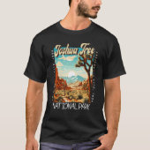 Joshua Tree Nationalpark Illustration erschüttert T-Shirt (Vorderseite)