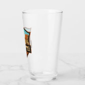 Joshua Tree Nationalpark Illustration Retro Glas (Links)