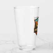 Joshua Tree Nationalpark Illustration Retro Glas (Rechts)