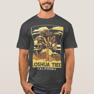 Joshua-Tree-Nationalpark im Vintage-Stil Grafik T-Shirt