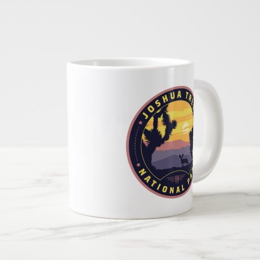 Joshua Tree Nationalpark Jumbo-Tasse (Vorderseite Rechts)