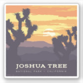 Joshua Tree Nationalpark | Kalifornien Aufkleber (Vorderseite)