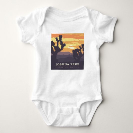 Joshua Tree Nationalpark | Kalifornien Baby Strampler (Vorderseite)