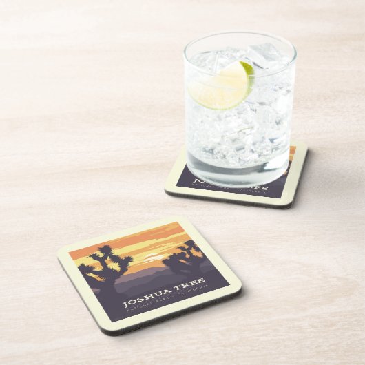 Joshua Tree Nationalpark | Kalifornien Getränkeuntersetzer (Rechte Seite)