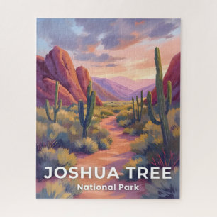 Joshua Tree Nationalpark Kalifornien Kunst Gemalt Puzzle