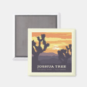 Joshua Tree Nationalpark | Kalifornien Magnet (Vorderseite/Rückseite)