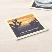 Joshua Tree Nationalpark | Kalifornien Rechteckiger Pappuntersetzer (angewinkelt)