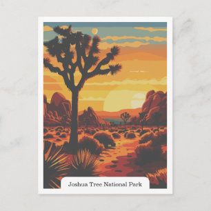 Joshua-Tree-Nationalpark, Kalifornien USA Postkarte