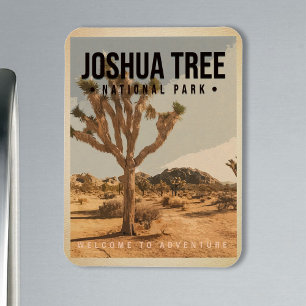 Joshua Tree Nationalpark Kalifornien Vintage Magnet